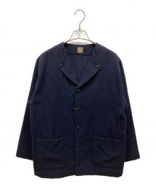 yui（ユイ）の古着「ウールモッサ カラード カーディガン ジャケット」｜ネイビー