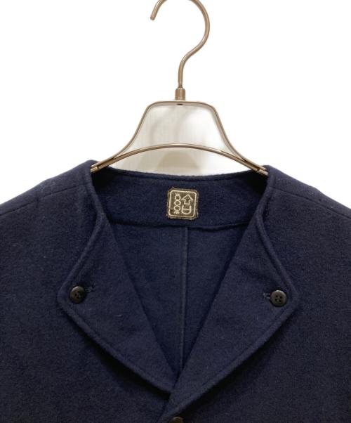 yui（ユイ）yui (ユイ) ウールモッサ カラード カーディガン ジャケット ネイビー サイズ:SIZE Free 未使用品の古着・服飾アイテム