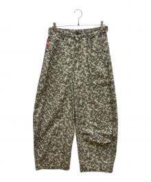 9090（9090）の古着「King Logo Assort Ballon Buggy Pants」｜カーキ