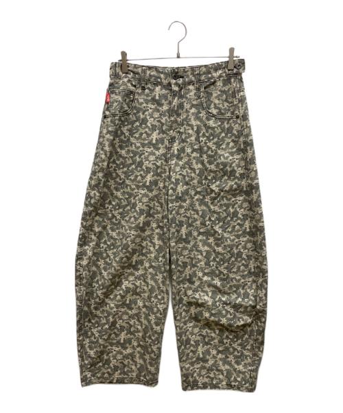 9090（9090）9090 (9090) King Logo Assort Ballon Buggy Pants カーキ サイズ:SIZE Sの古着・服飾アイテム