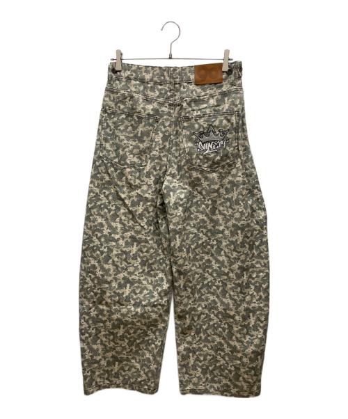 9090（9090）9090 (9090) King Logo Assort Ballon Buggy Pants カーキ サイズ:SIZE Sの古着・服飾アイテム