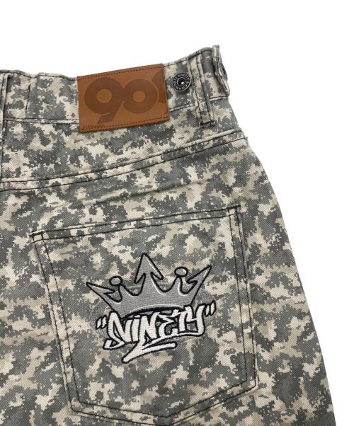 9090（9090）9090 (9090) King Logo Assort Ballon Buggy Pants カーキ サイズ:SIZE Sの古着・服飾アイテム