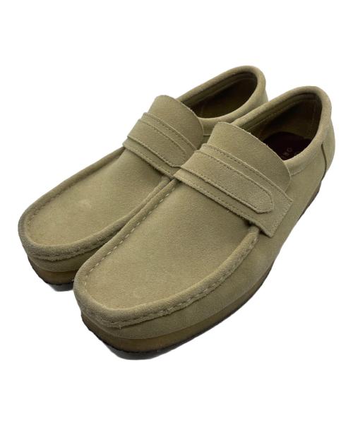 CLARKS（クラークス）CLARKS (クラークス) WallabeeLoafer ベージュ サイズ:25.5cmの古着・服飾アイテム