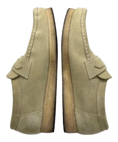 CLARKS（クラークス）CLARKS (クラークス) WallabeeLoafer ベージュ サイズ:25.5cmの古着・服飾アイテム