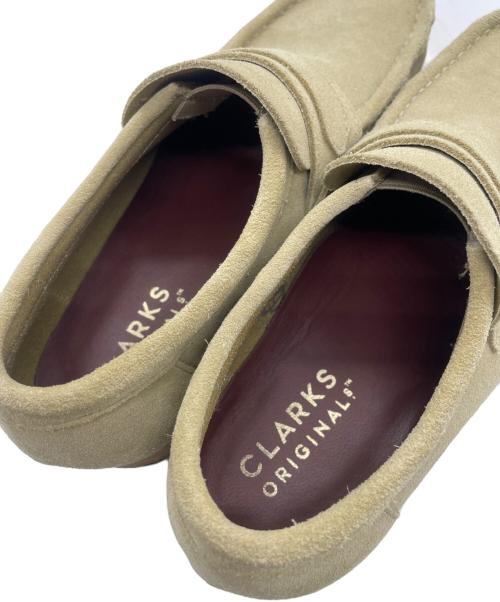 CLARKS（クラークス）CLARKS (クラークス) WallabeeLoafer ベージュ サイズ:25.5cmの古着・服飾アイテム