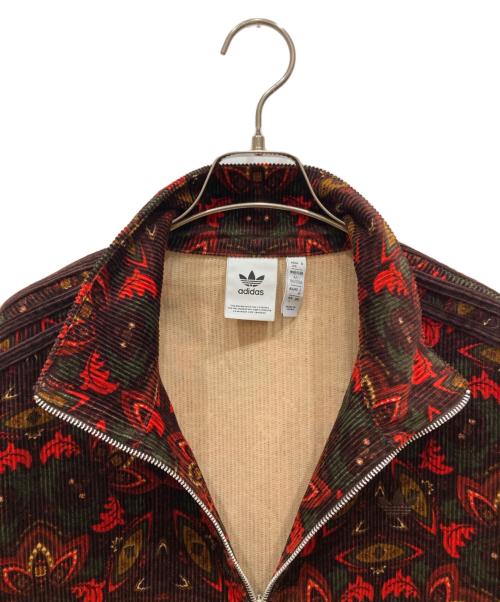 adidas（アディダス）adidas (アディダス) コーデュロイ トラックトップ レッド サイズ:SIZE XLの古着・服飾アイテム
