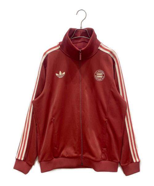 adidas（アディダス）adidas (アディダス) FCバイエルン トラックトップ（ジャージ） レッド サイズ:3XLの古着・服飾アイテム
