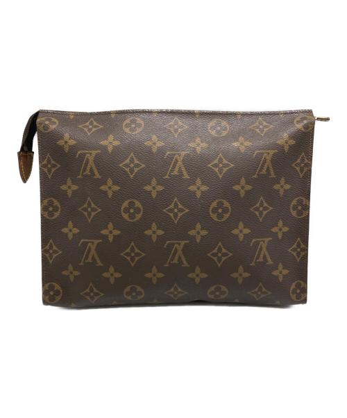 LOUIS VUITTON（ルイ ヴィトン）LOUIS VUITTON (ルイ ヴィトン) クラッチバッグ ブラウンの古着・服飾アイテム