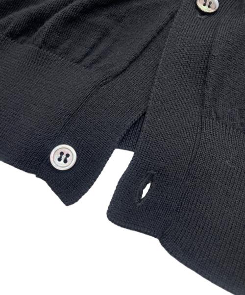Graphpaper（グラフペーパー）Graphpaper (グラフペーパー) HIGH GAUGE KNIT CARDIGAN ブラック サイズ:2の古着・服飾アイテム