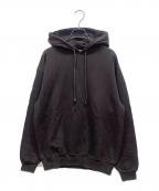 AURALEEオーラリー）の古着「SUPER SOFT HEAVY SWEAT P/O PARKA」｜ブラック
