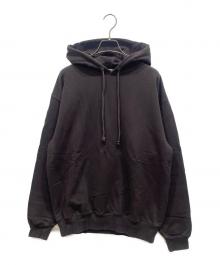 AURALEE（オーラリー）の古着「SUPER SOFT HEAVY SWEAT P/O PARKA」｜ブラック