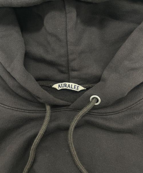 AURALEE（オーラリー）AURALEE (オーラリー) SUPER SOFT HEAVY SWEAT P/O PARKA ブラック サイズ:3の古着・服飾アイテム