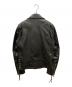 A&G (エーアンドジー) レザージャケット ブラック サイズ:SIZE M：25000円
