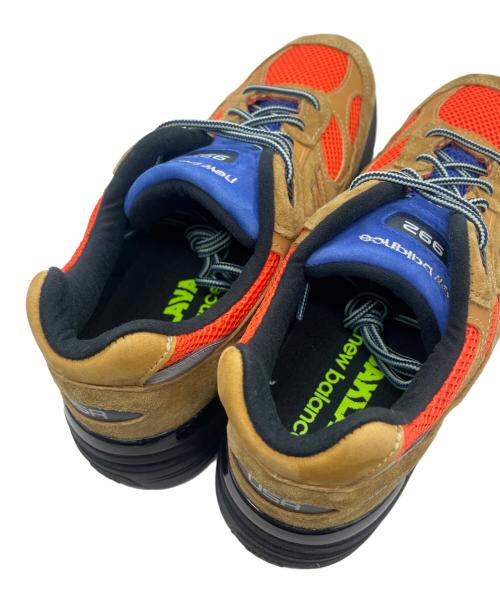 NEW BALANCE（ニューバランス）NEW BALANCE (ニューバランス) Action Bronson (アクション ブロンソン) ローカットスニーカー ブラウン×オレンジ サイズ:26.5cmの古着・服飾アイテム