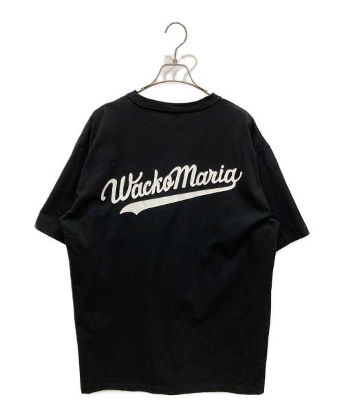 WACKO MARIA（ワコマリア）WACKO MARIA (ワコマリア) WASHED HEAVY WEIGHT CREW NECK T-SHIRT ブラック サイズ:SIZE Lの古着・服飾アイテム