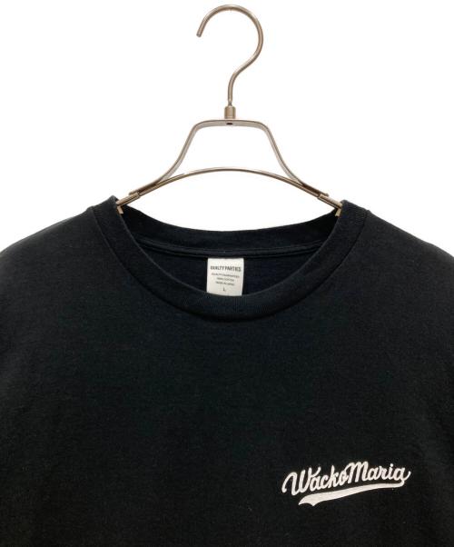 WACKO MARIA（ワコマリア）WACKO MARIA (ワコマリア) WASHED HEAVY WEIGHT CREW NECK T-SHIRT ブラック サイズ:SIZE Lの古着・服飾アイテム