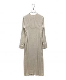 TODAYFUL（トゥデイフル）の古着「Backopen Linen Dress」｜アイボリー