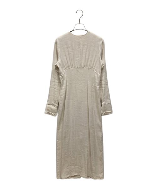 TODAYFUL（トゥデイフル）TODAYFUL (トゥデイフル) Backopen Linen Dress アイボリー サイズ:SIZE 38の古着・服飾アイテム