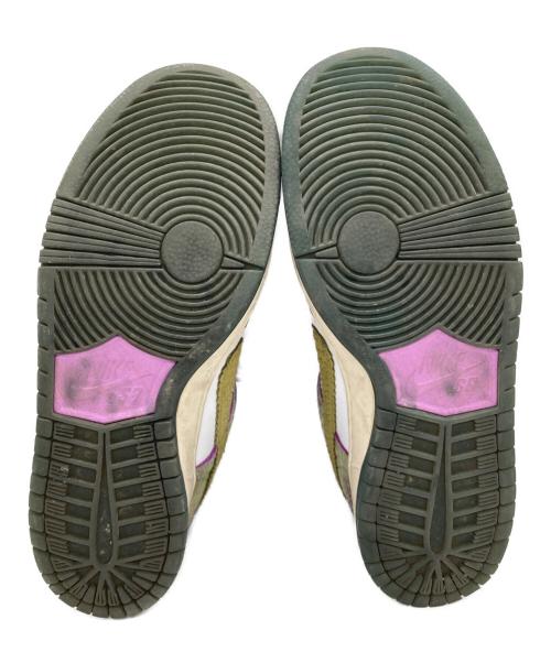 NIKE SB（ナイキエスビー）NIKE SB (ナイキエスビー) Alexis Sablone (アレクシス・サブローン) DUNK LOW PRO ホワイト×オリーブ サイズ:SIZE 26.5cmの古着・服飾アイテム