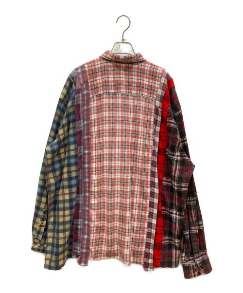 Rebuild by Needles（リビルドバイニードルス）Rebuild by Needles (リビルドバイニードルス) Flannel Shirt 7 Cuts Wide レッド サイズ:不明の古着・服飾アイテム
