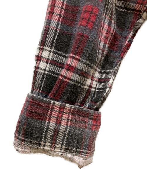 Rebuild by Needles（リビルドバイニードルス）Rebuild by Needles (リビルドバイニードルス) Flannel Shirt 7 Cuts Wide レッド サイズ:不明の古着・服飾アイテム