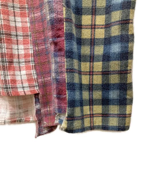 Rebuild by Needles（リビルドバイニードルス）Rebuild by Needles (リビルドバイニードルス) Flannel Shirt 7 Cuts Wide レッド サイズ:不明の古着・服飾アイテム