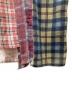中古・古着 Rebuild by Needles (リビルドバイニードルス) Flannel Shirt 7 Cuts Wide レッド サイズ:不明：9000円