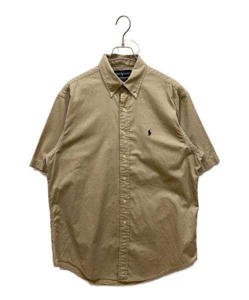 POLO RALPH LAUREN（ポロ・ラルフローレン）POLO RALPH LAUREN (ポロ・ラルフローレン) 半袖シャツ ベージュ サイズ:SIZE Mの古着・服飾アイテム