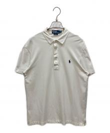 POLO RALPH LAUREN（ポロ・ラルフローレン）の古着「半袖ポロシャツ」｜ホワイト