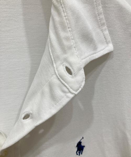 POLO RALPH LAUREN（ポロ・ラルフローレン）POLO RALPH LAUREN (ポロ・ラルフローレン) 半袖ポロシャツ ホワイト サイズ:SIZE Mの古着・服飾アイテム