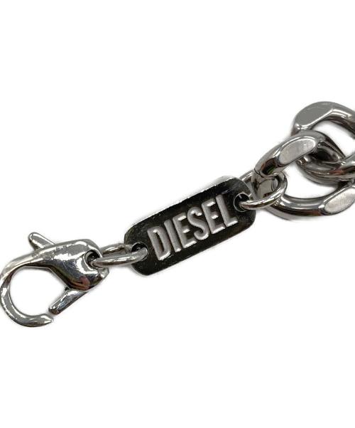 DIESEL（ディーゼル）DIESEL (ディーゼル) Dロゴブレスレット シルバーの古着・服飾アイテム