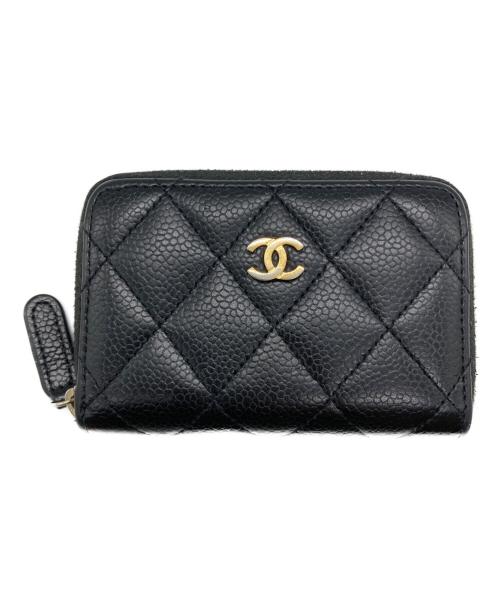 CHANEL（シャネル）CHANEL (シャネル) クラシックジップコインパース ブラックの古着・服飾アイテム