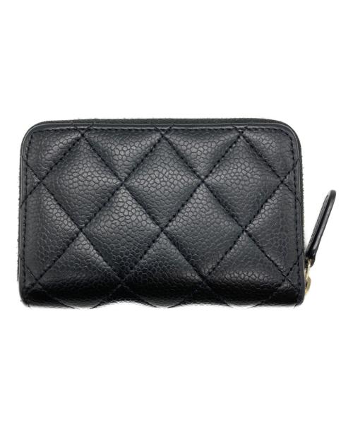 CHANEL（シャネル）CHANEL (シャネル) クラシックジップコインパース ブラックの古着・服飾アイテム