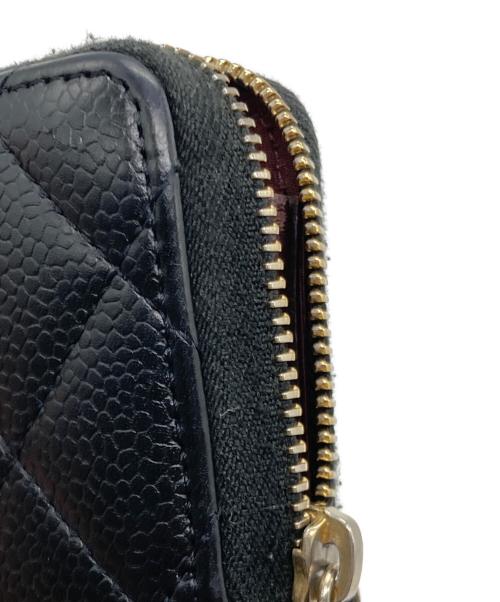 CHANEL（シャネル）CHANEL (シャネル) クラシックジップコインパース ブラックの古着・服飾アイテム
