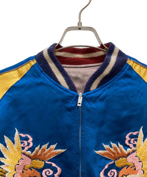 東洋エンタープライズ（トウヨウエンタープライズ）東洋エンタープライズ (トウヨウエンタープライズ) Acetate Souvenir Jacket ネイビー サイズ:SIZE 特大の古着・服飾アイテム