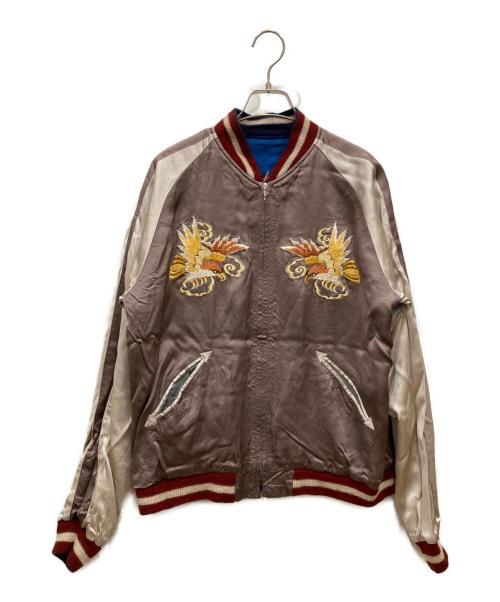 東洋エンタープライズ（トウヨウエンタープライズ）東洋エンタープライズ (トウヨウエンタープライズ) Acetate Souvenir Jacket ネイビー サイズ:SIZE 特大の古着・服飾アイテム