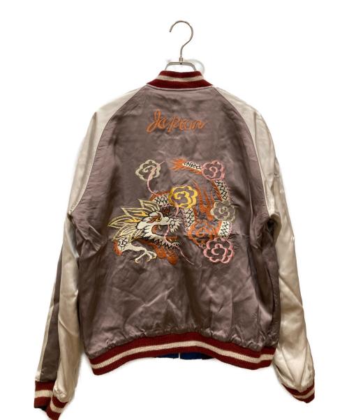 東洋エンタープライズ（トウヨウエンタープライズ）東洋エンタープライズ (トウヨウエンタープライズ) Acetate Souvenir Jacket ネイビー サイズ:SIZE 特大の古着・服飾アイテム