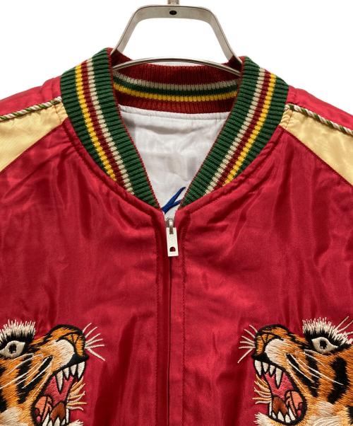 東洋エンタープライズ（トウヨウエンタープライズ）東洋エンタープライズ (トウヨウエンタープライズ) Acetate Souvenir Jacket レッド サイズ:SIZE Mの古着・服飾アイテム