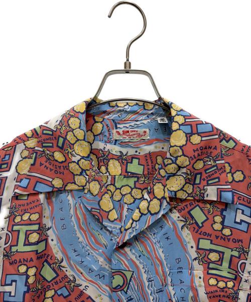 Sun Surf（サンサーフ）Sun Surf (サンサーフ) RAYON HAWAIIAN SHIRT レッド サイズ:SIZE Mの古着・服飾アイテム