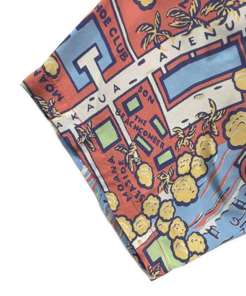 Sun Surf（サンサーフ）Sun Surf (サンサーフ) RAYON HAWAIIAN SHIRT レッド サイズ:SIZE Mの古着・服飾アイテム