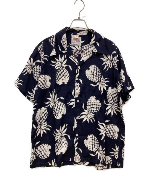Duke Kahanamoku（デュークカハナモク）DUKE KAHANAMOKU (デュークカハナモク) SUN SURF (サンサーフ) アロハシャツ ネイビー サイズ:SIZE Mの古着・服飾アイテム