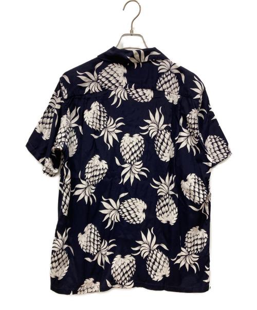 Duke Kahanamoku（デュークカハナモク）DUKE KAHANAMOKU (デュークカハナモク) SUN SURF (サンサーフ) アロハシャツ ネイビー サイズ:SIZE Mの古着・服飾アイテム
