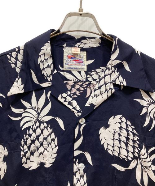 Duke Kahanamoku（デュークカハナモク）DUKE KAHANAMOKU (デュークカハナモク) SUN SURF (サンサーフ) アロハシャツ ネイビー サイズ:SIZE Mの古着・服飾アイテム