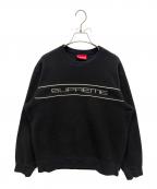 SUPREMEシュプリーム）の古着「Polartec Crewneck スウェット」｜ブラック