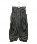 Knuth Marfクヌースマーフ）の古着「tuck design denim pants」｜グレー