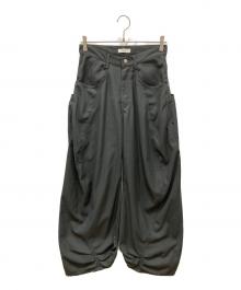 Knuth Marf（クヌースマーフ）の古着「tuck design denim pants」｜グレー