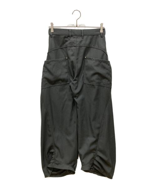 Knuth Marf（クヌースマーフ）knuth marf (クヌースマーフ) tuck design denim pants グレー サイズ:SIZE XSの古着・服飾アイテム