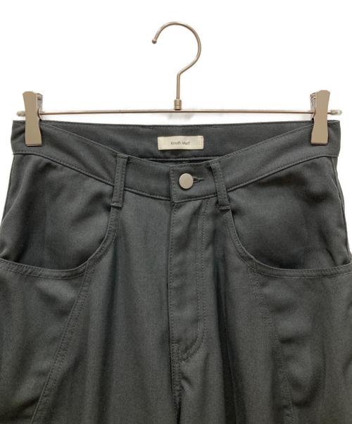 Knuth Marf（クヌースマーフ）knuth marf (クヌースマーフ) tuck design denim pants グレー サイズ:SIZE XSの古着・服飾アイテム