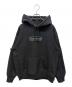 Supreme（シュプリーム）の古着「Chalk Logo Hooded Sweatshirt」｜ブラック