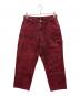 X-LARGE（エクストララージ）の古着「OVERDYED WORK PANTS」｜レッド